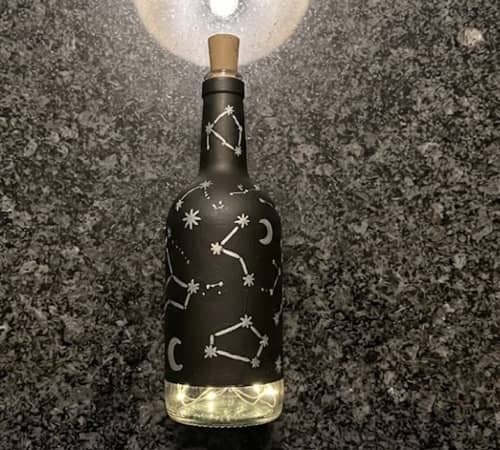 10. Night Sky Constellation Lantern Bottle