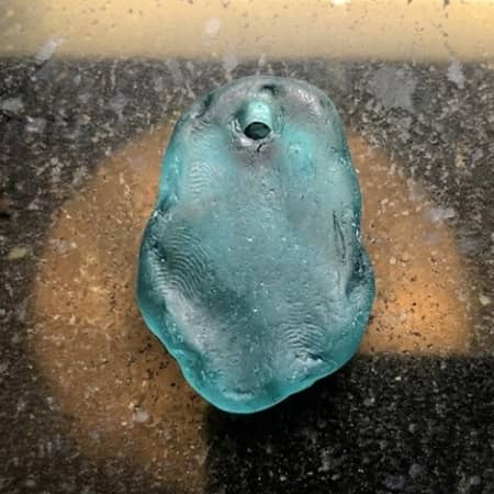 10. Sea Glass Inspired Translucent Pendant