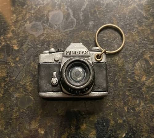 10. Vintage Camera Keychain