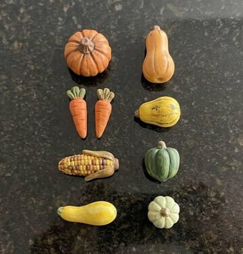 11. Harvest Vegetable Fridge Magnets