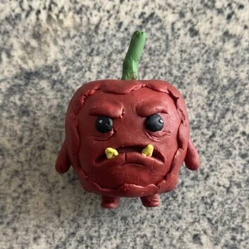 11. The Grumpy Candy Apple Monster