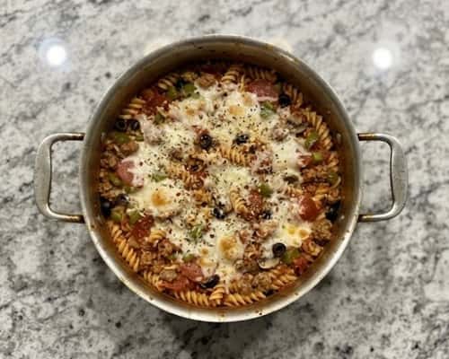 12. Loaded Pizza Pasta Pot