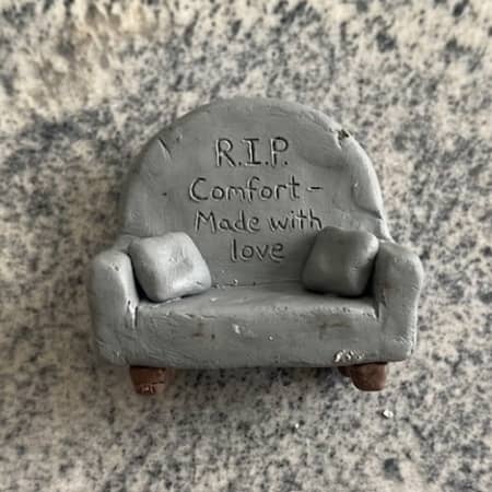 12. The Haunted Tombstone Sofa
