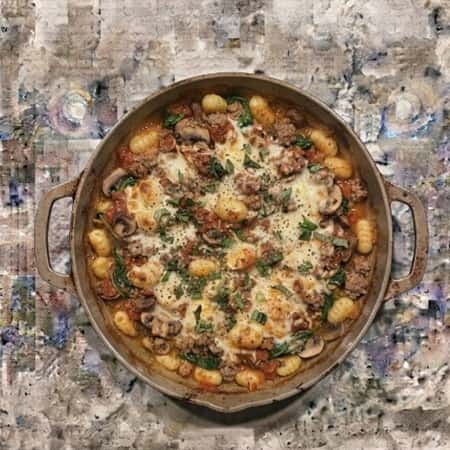 13. Italian Beef Gnocchi Skillet