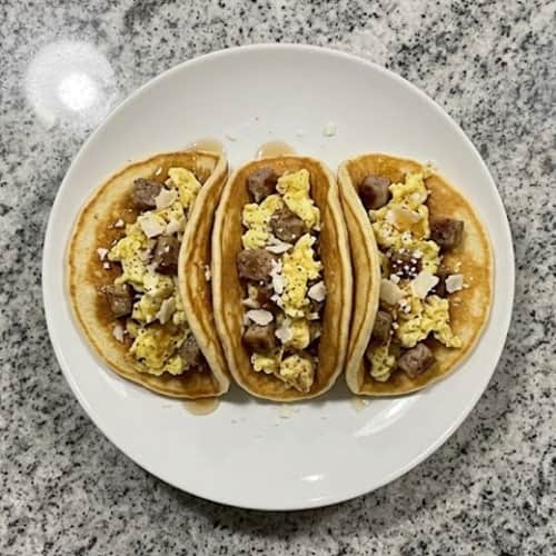 15. Breakfast-for-Dinner Pancake Tacos