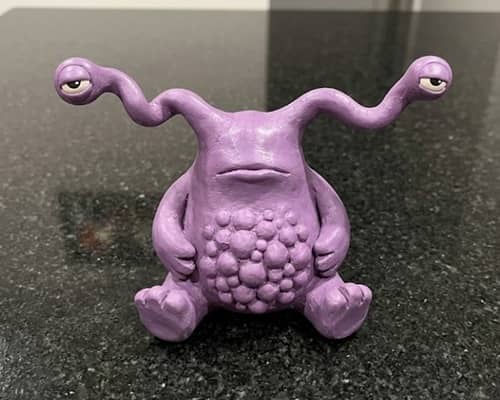 2. Bubble Belly Monster with Floating Eyes