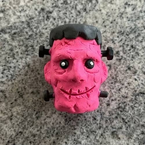 2. Neon Pink Disco Frankenstein