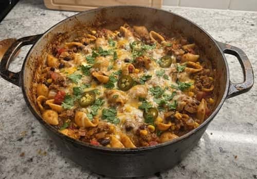 2. Smoky Taco Beef Pasta with Hidden Veggies