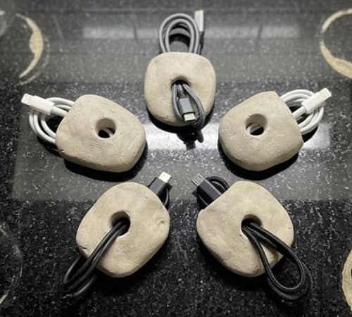3. Cable Organizer Pebbles