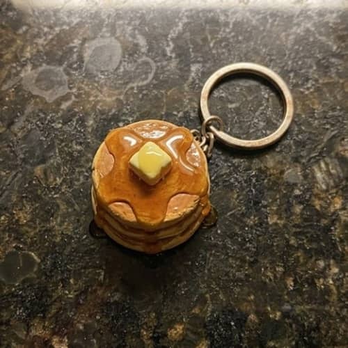 3. Mini Pancake Stack Food Charm