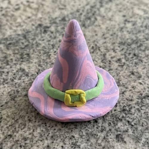 4. Cosmic Pastel Witch Hat