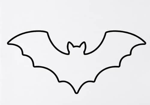 4. Halloween Bat Silhouette