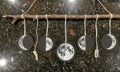 4. Moon Phase Twig Mobile