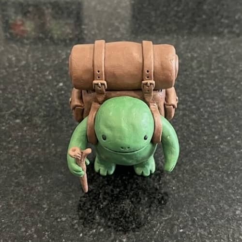 4. Pocket Monster with Giant Backpack