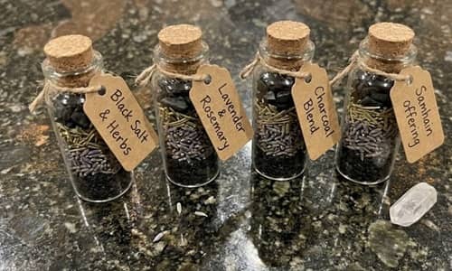 5. Black Salt Protection Bottles
