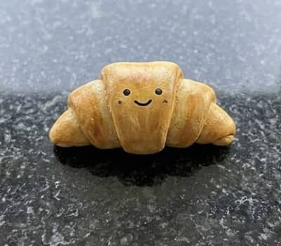 5. Happy Croissant Character