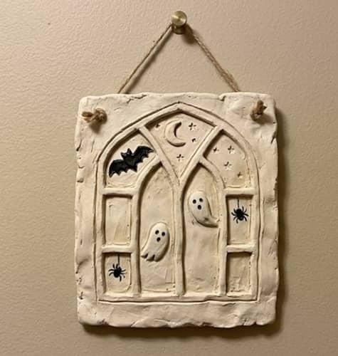 5. Haunted Window Relief Panel