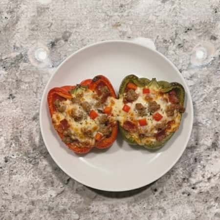 5. Pizza Stuffed Bell Peppers