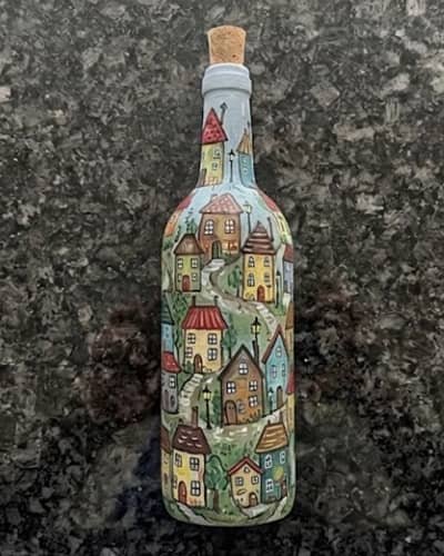 5. Tiny Village Story Bottle
