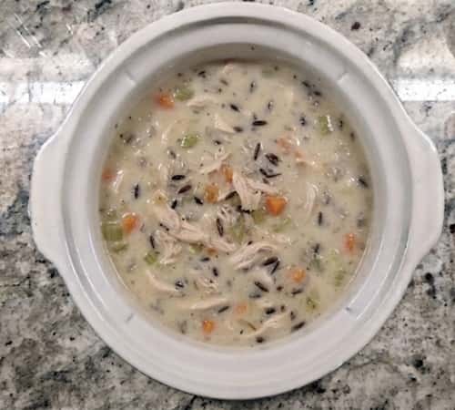 6. Creamy Chicken and Wild Rice Dump Dinner