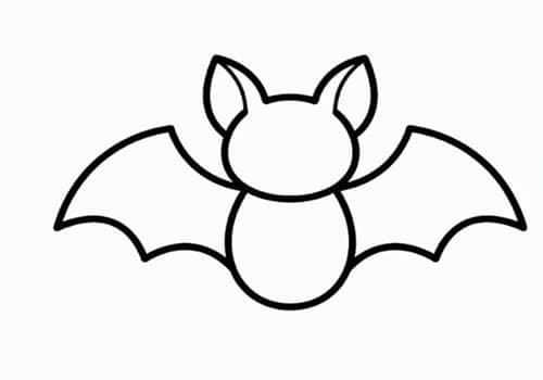 6. Easy Bat Tracing Template