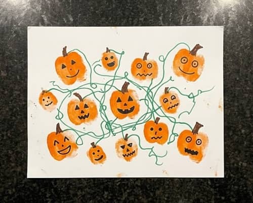 6. Fingerprint Pumpkin Patch