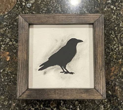 6. Raven Feather Shadow Silhouette