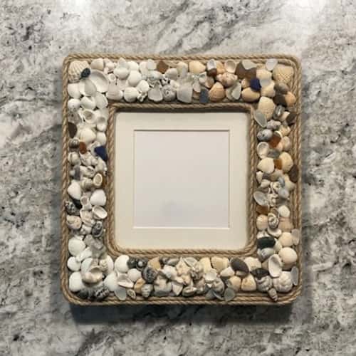 6. Rope Wrapped Nautical Frame