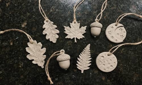 7. Air-Dry Clay Harvest Talismans