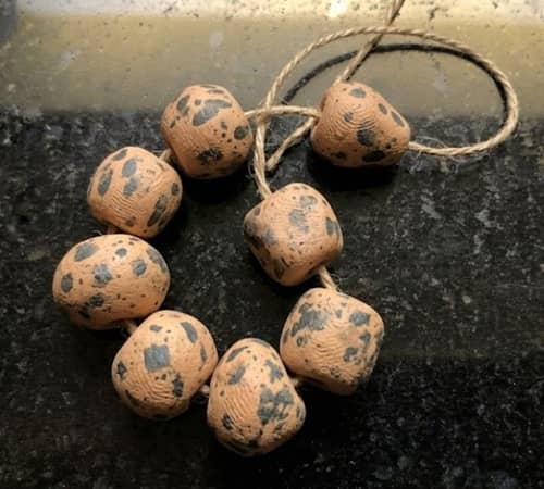 8. Faux Speckled Ceramic Beads