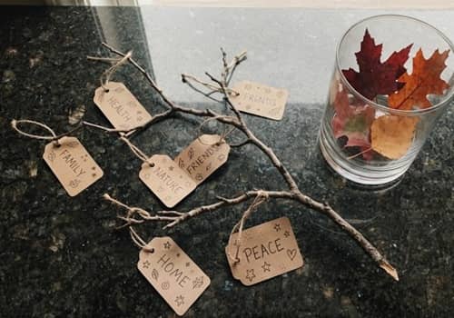 8. Harvest Gratitude Branch Display