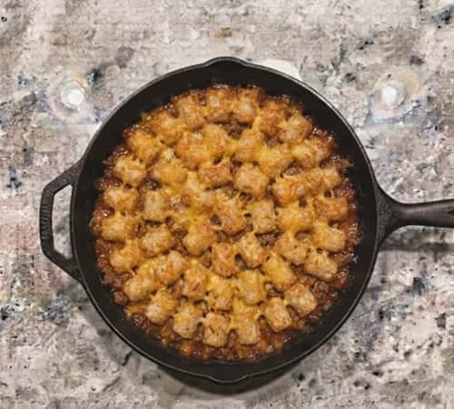 8. Sloppy Joe Tater Tot Casserole