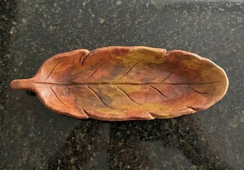 8. Turkey Feather Trinket Bowl
