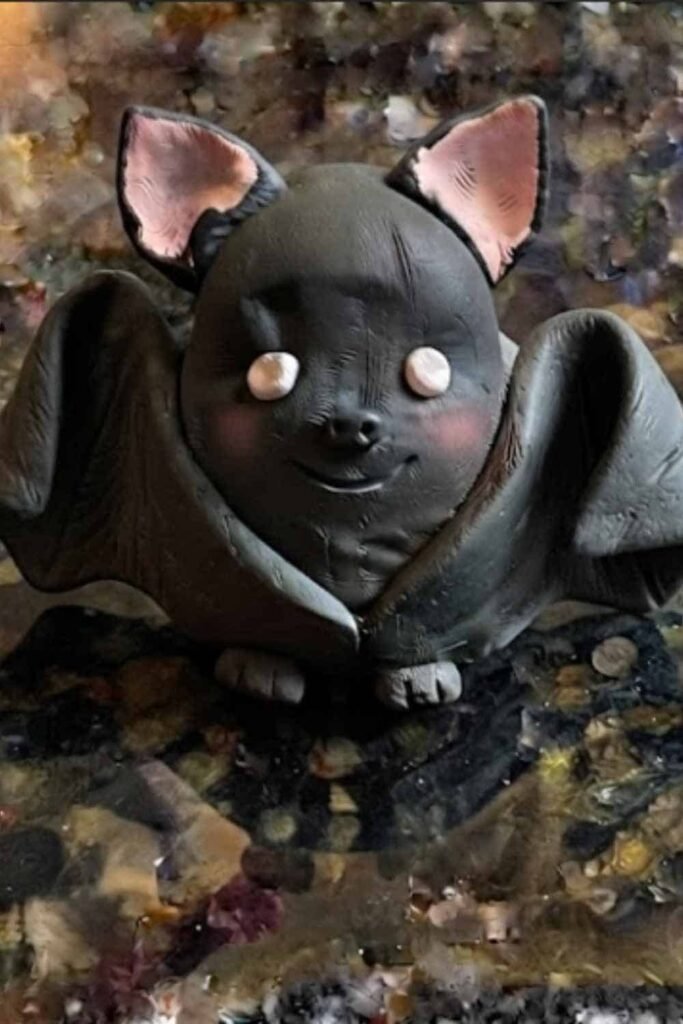 Air Dry Clay Bat Craft