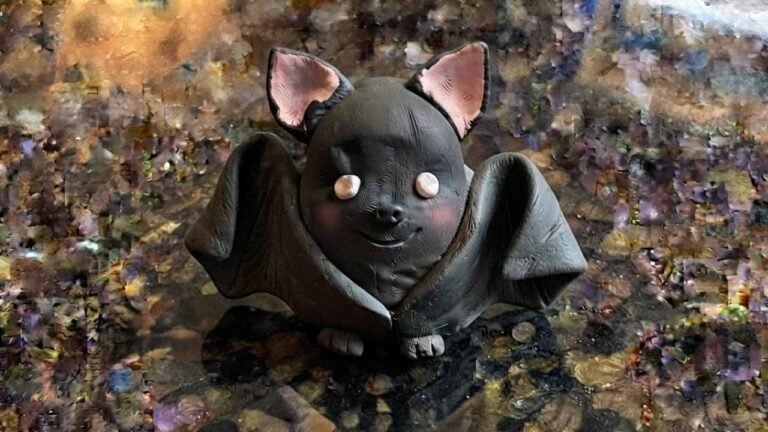 Air Dry Clay Bat Craft - featured
