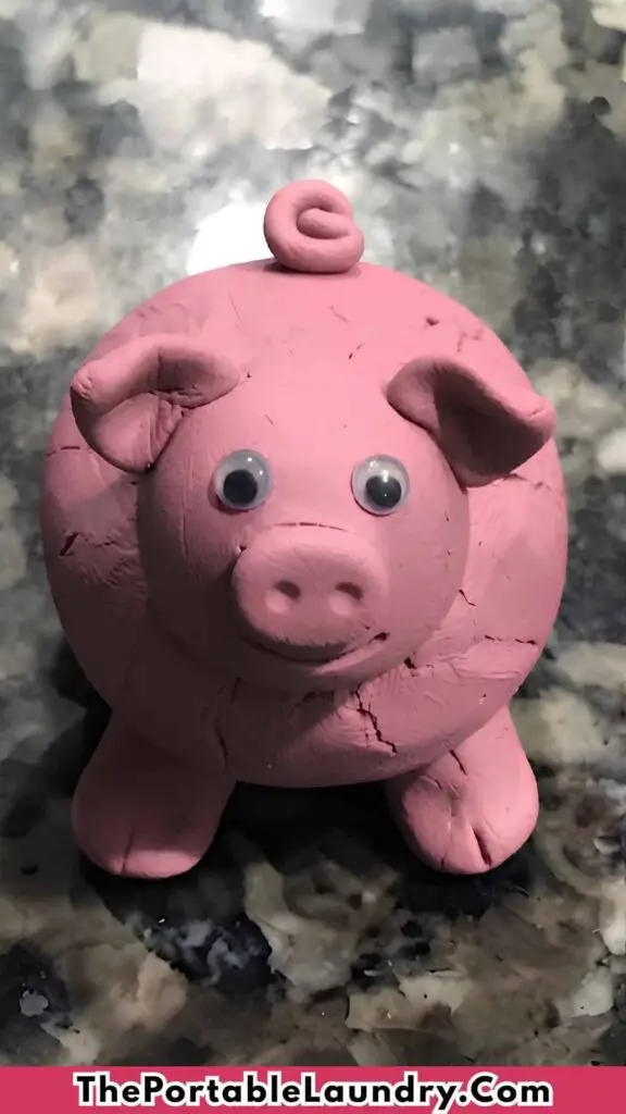Air Dry Clay Pig Craft