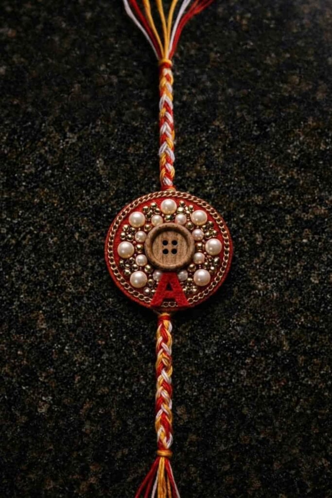 DIY Handmade Rakhi For Raksha Bandhan Day