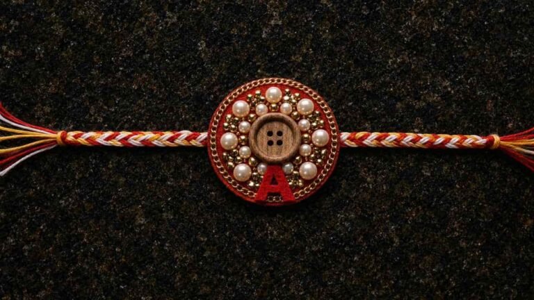 DIY Handmade Rakhi For Raksha Bandhan Day - featured