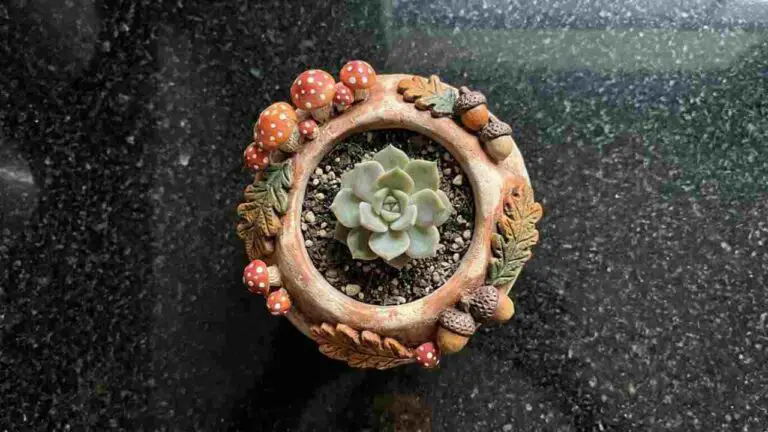 Fall Clay Planters - featured