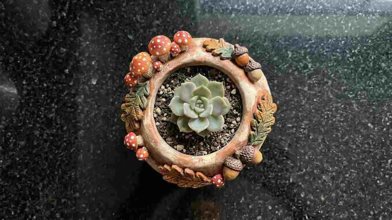 Fall Clay Planters - featured