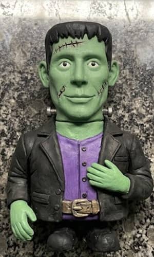 Halloween Clay Frankenstein