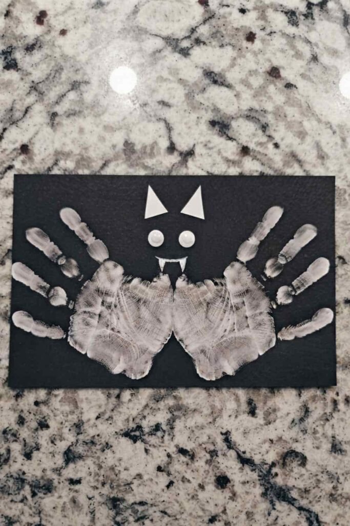 Handprint Bat Craft