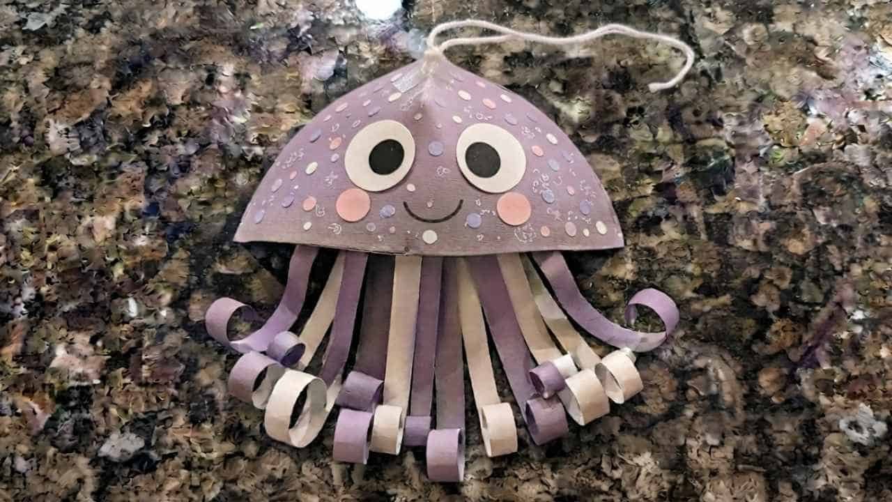 Jellyfish Paper Craft - featured