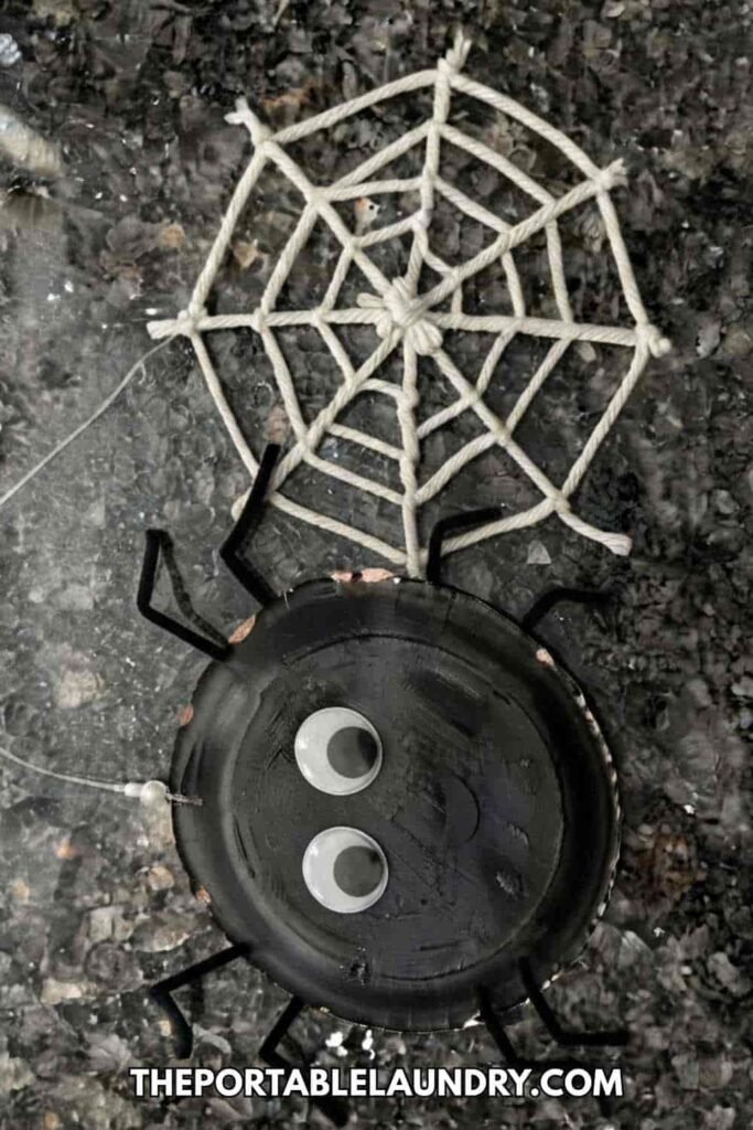 Paper Plate Spider Craft
