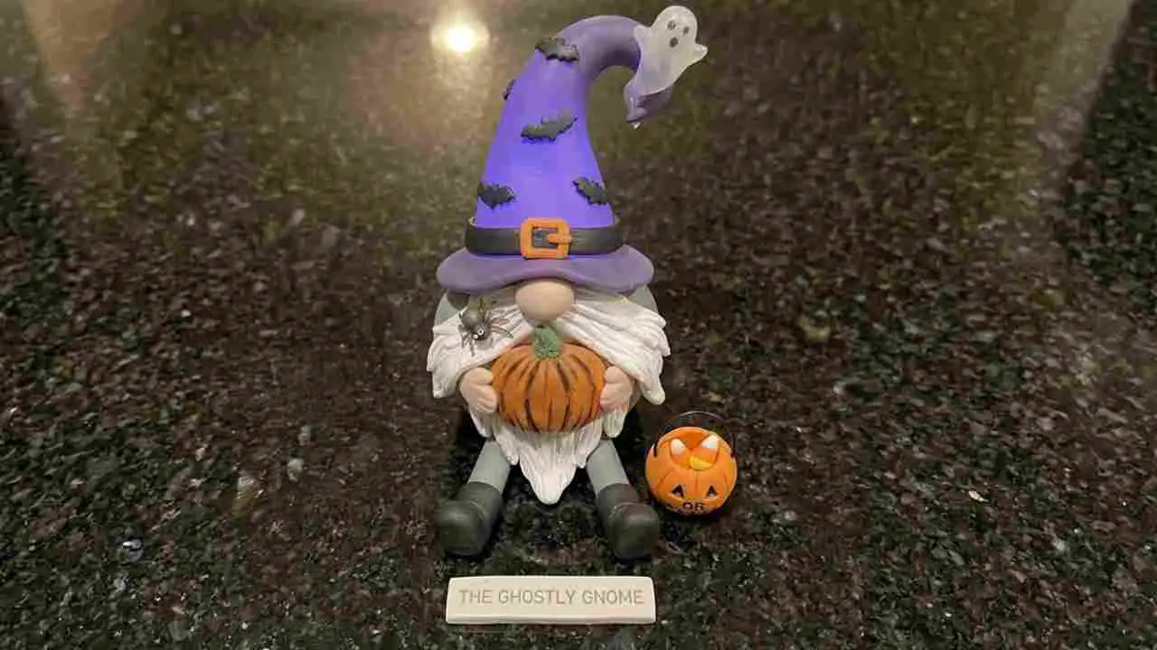 Polymer Clay Halloween Gnome Craft - featured