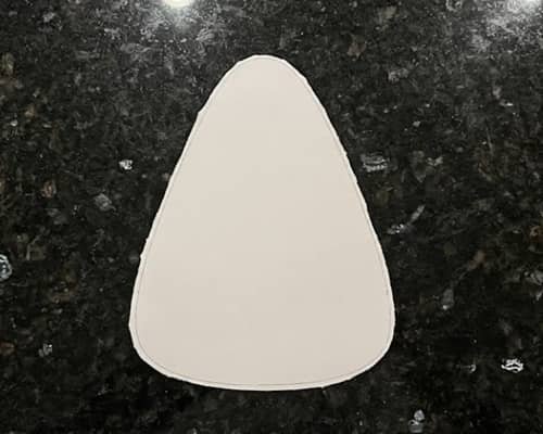 Step 1 - Draw The Candy Corn Shape