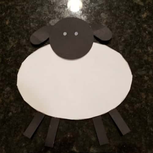 Step 1 - Draw and Cut Out the Sheep Base