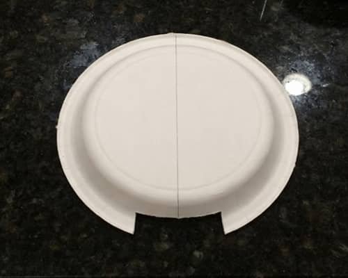 Step 1 - Prepare the Paper Plate Base