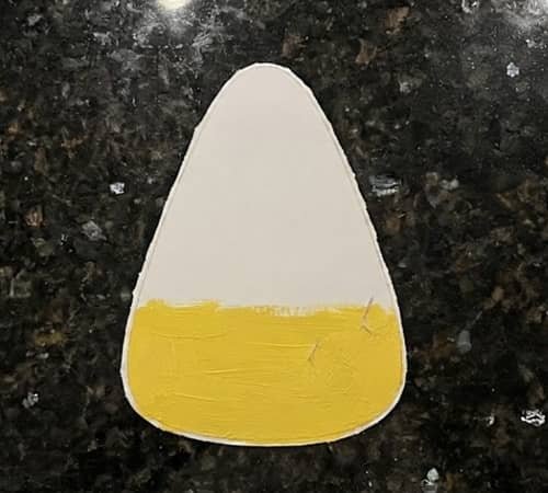 Step 2 - Paint The Bottom Yellow Section