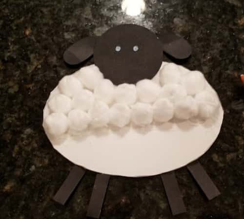 Step 2 - Plan the Cotton Ball Placement Before Gluing